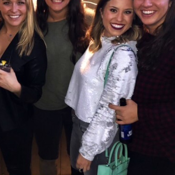 Zara long sleeve sequin top - Picture 4 of 8